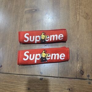 Supreme Red Kids Headband Pair